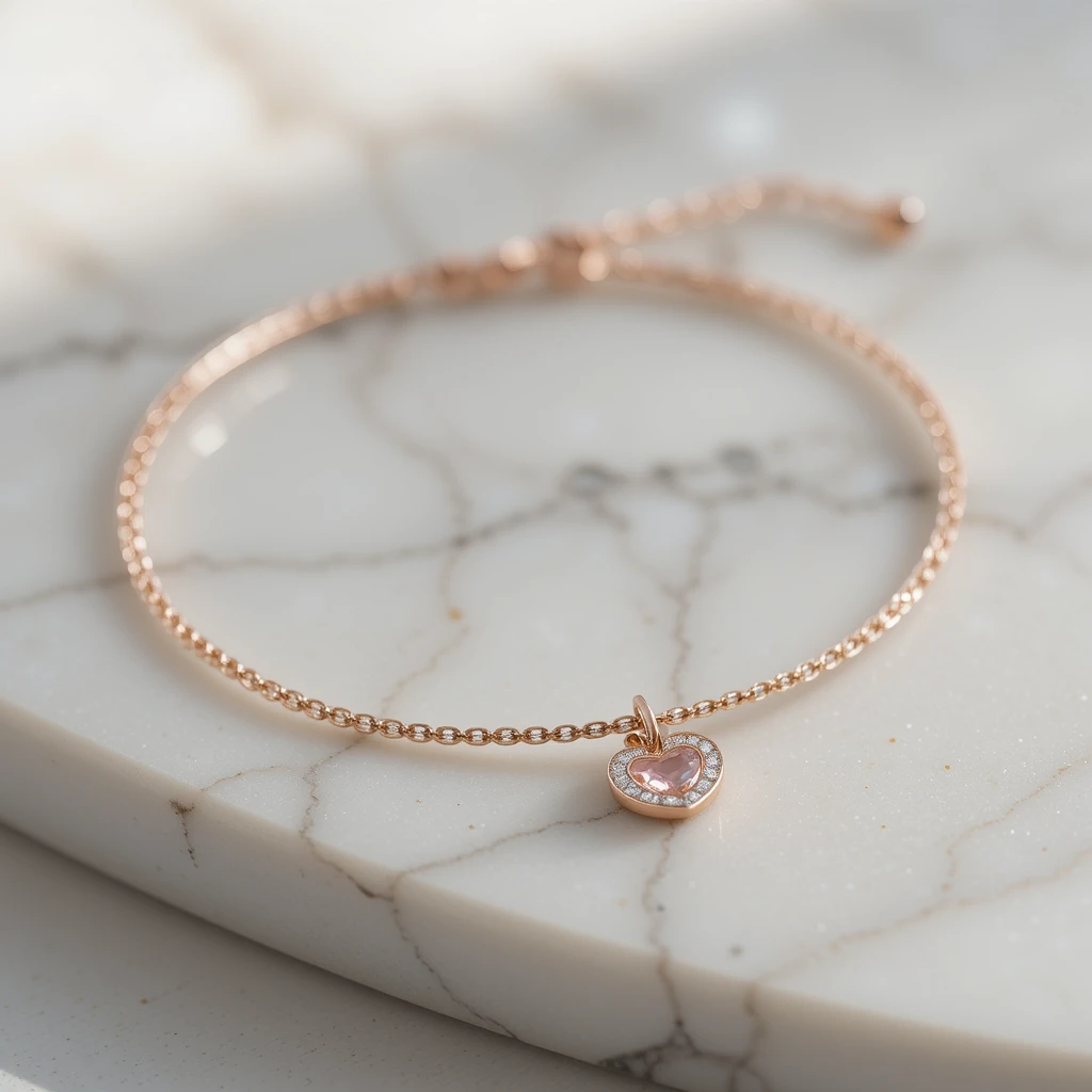 Mirah Lune d’Amour – Crystal Heart Necklace