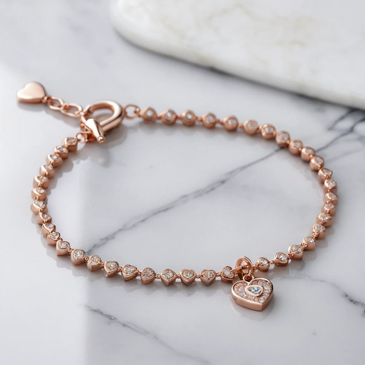 Mirah Lune d’Amour – Crystal Heart Necklace