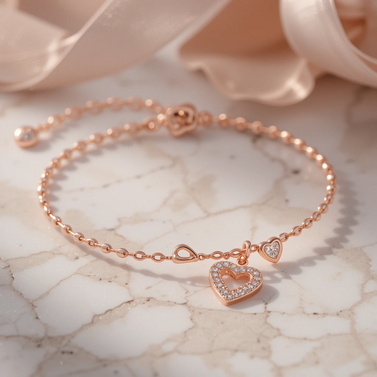 Mirah Lune d’Amour – Crystal Heart Necklace